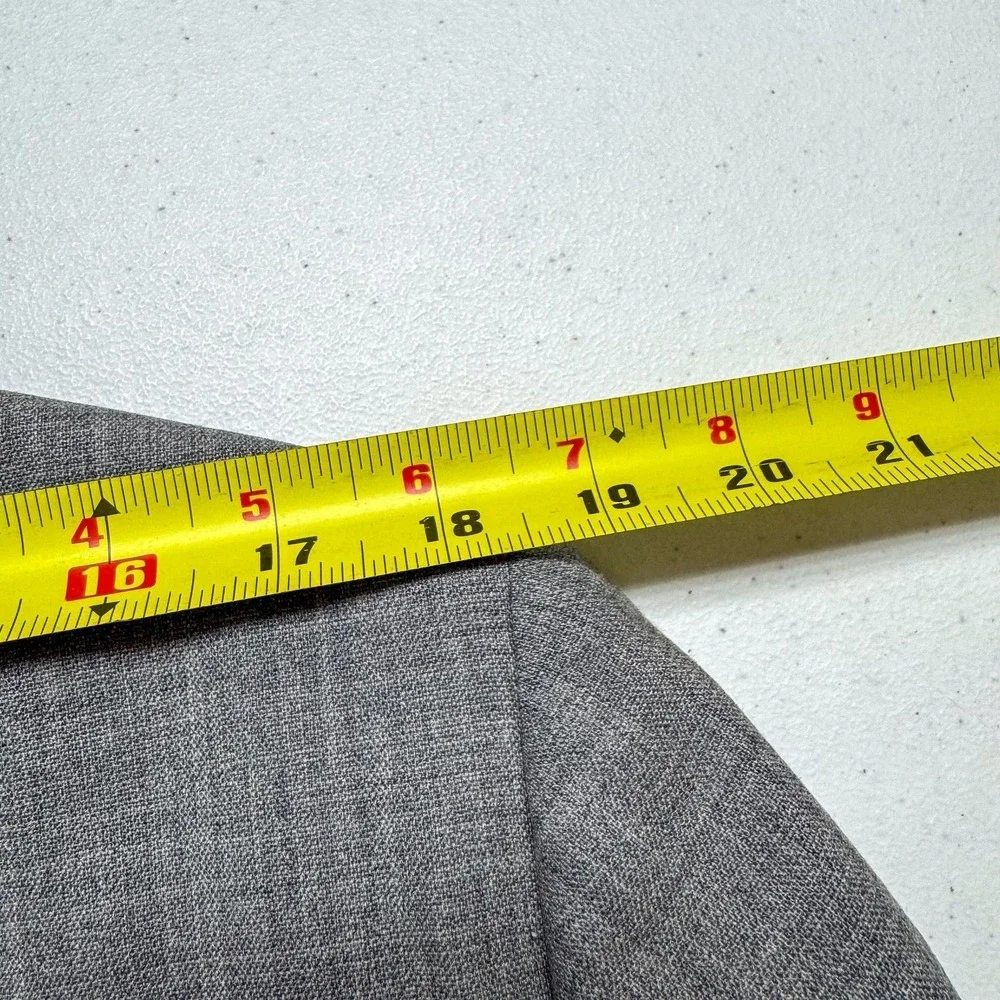 J Crew Voyager Thompson Suit Jacket Mens 40R Gray Wool Double Vent 2 Btn Classic